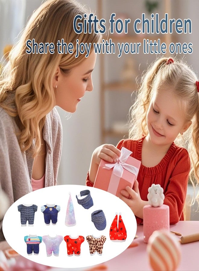 Voccim Doll Clothes for 17cm Dolls - Adorable 17cm/15cm Clothes Compatible with Accessories, 12 Pieces Fashion Dolls Outfits for Collecting, Keychains Pendants, Birthday Gift - Image 5